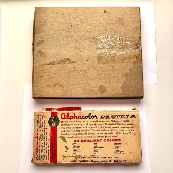 WEBER COSTELLO Alphacolor Soft Pastels - 2 Sets of 24* & 12*, Vintage - Picture 4 of 4